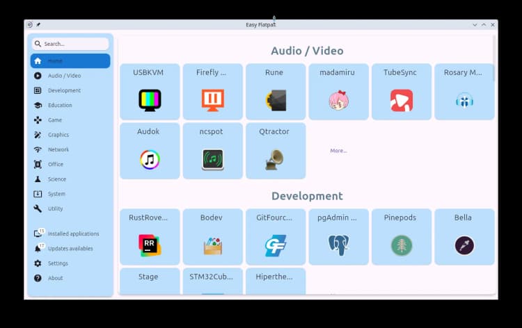 How to Easily Install Flatpak Apps on Linux (Beginner’s Guide) 2 image?url=https%3A%2F%2Fdl.flathub.org%2Fmedia%2Forg%2Fdupot%2Feasyflatpak%2F932a319b1b8678c108f0179a1c7c1dcb%2Fscreenshots%2Fimage 1 orig