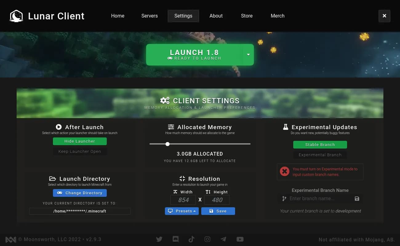 Linux Lunar Module Lunar Client Release Download Youtube Whenever I Try To Launch Lunar