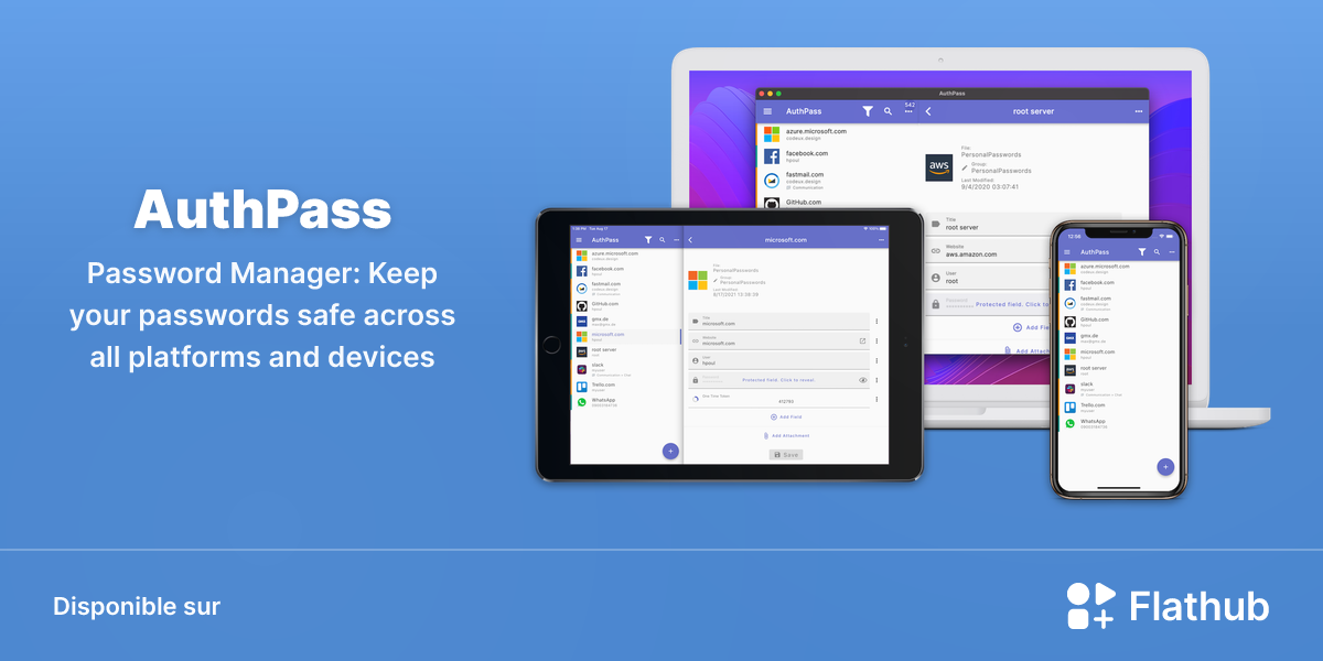 Installer AuthPass sur Linux | Flathub