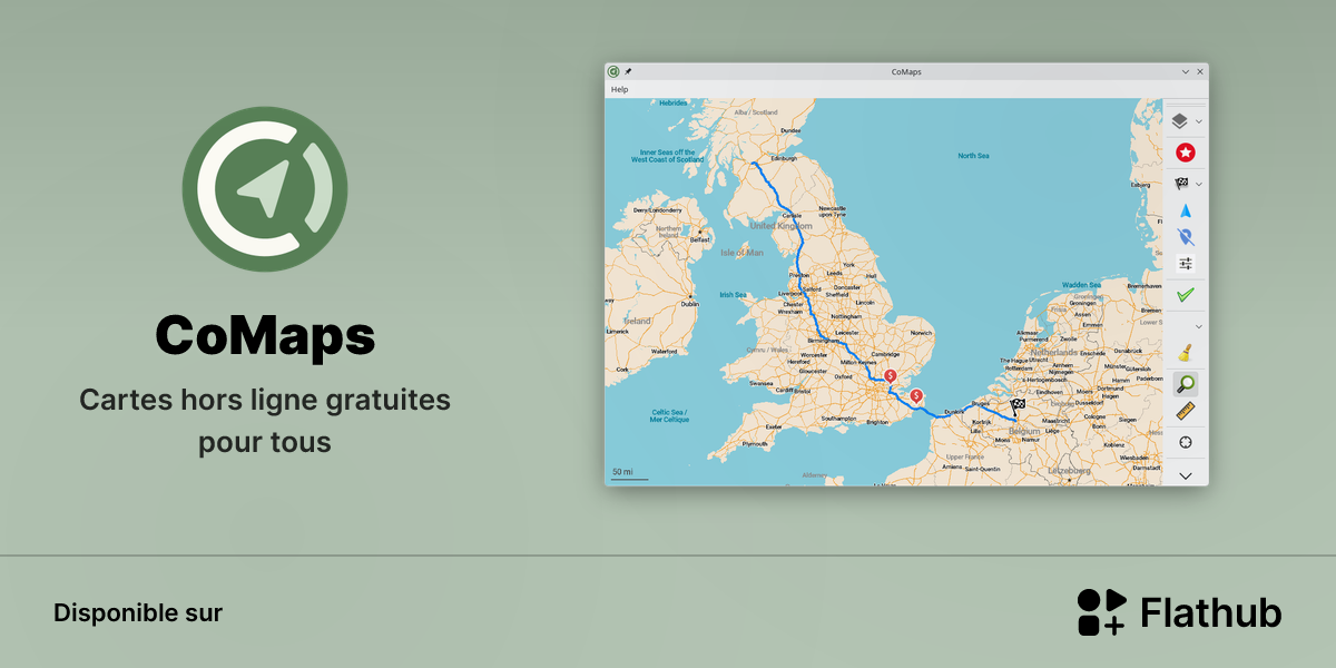 Installer CoMaps sur Linux | Flathub