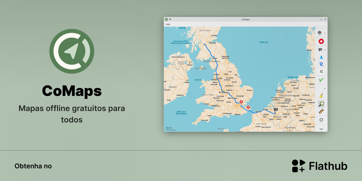 Instalar CoMaps no Linux | Flathub