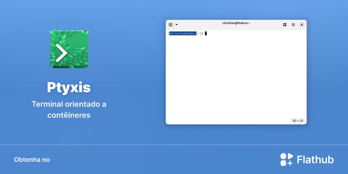 Instalar Ptyxis no Linux | Flathub