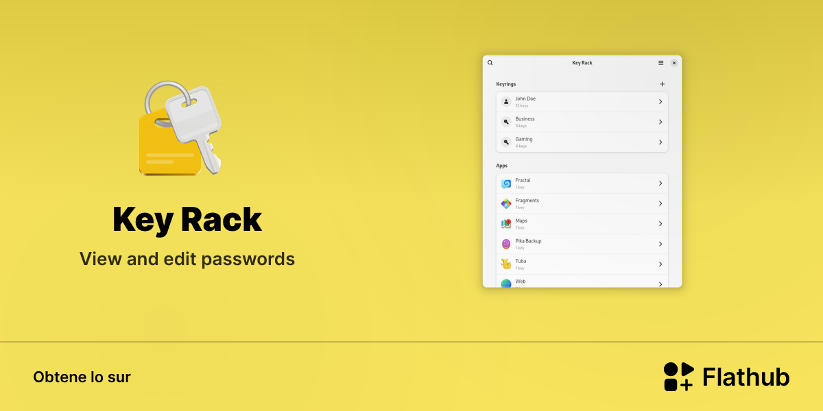 Installar Key Rack sur Linux | Flathub