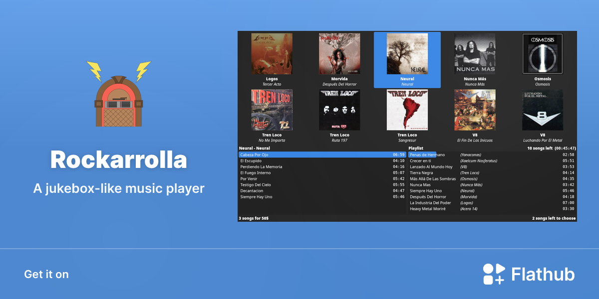 Install Rockarrolla on Linux | Flathub