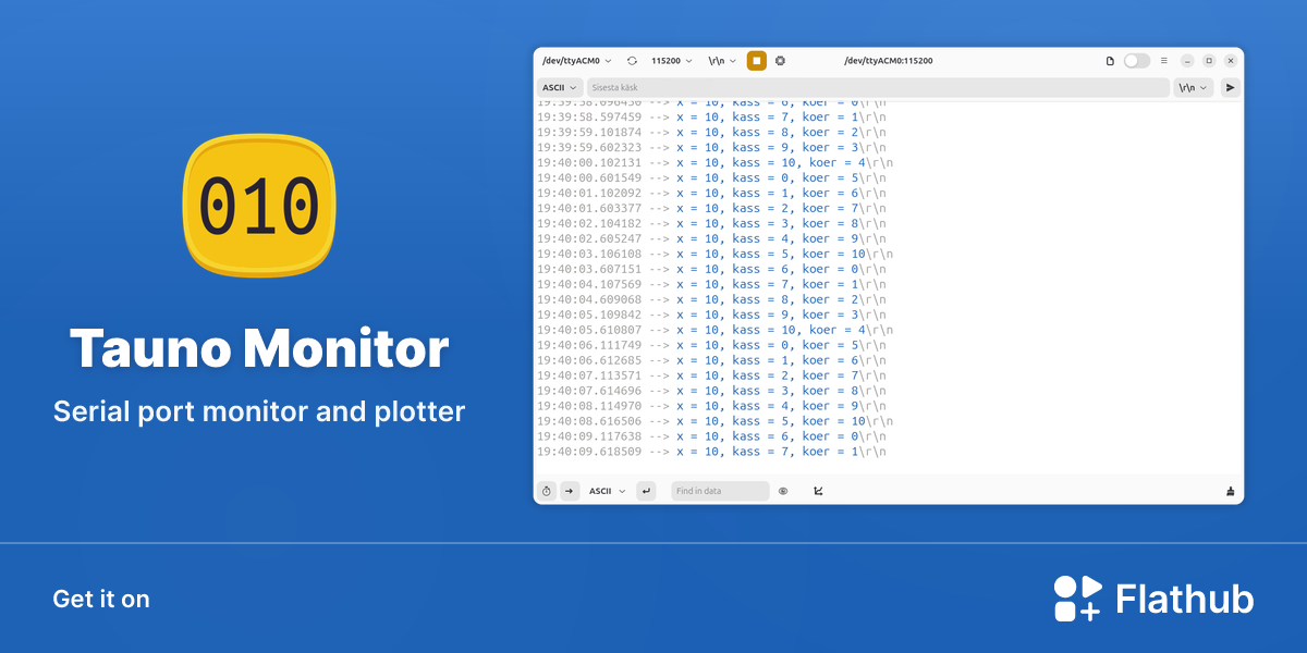Install Tauno Monitor on Linux | Flathub