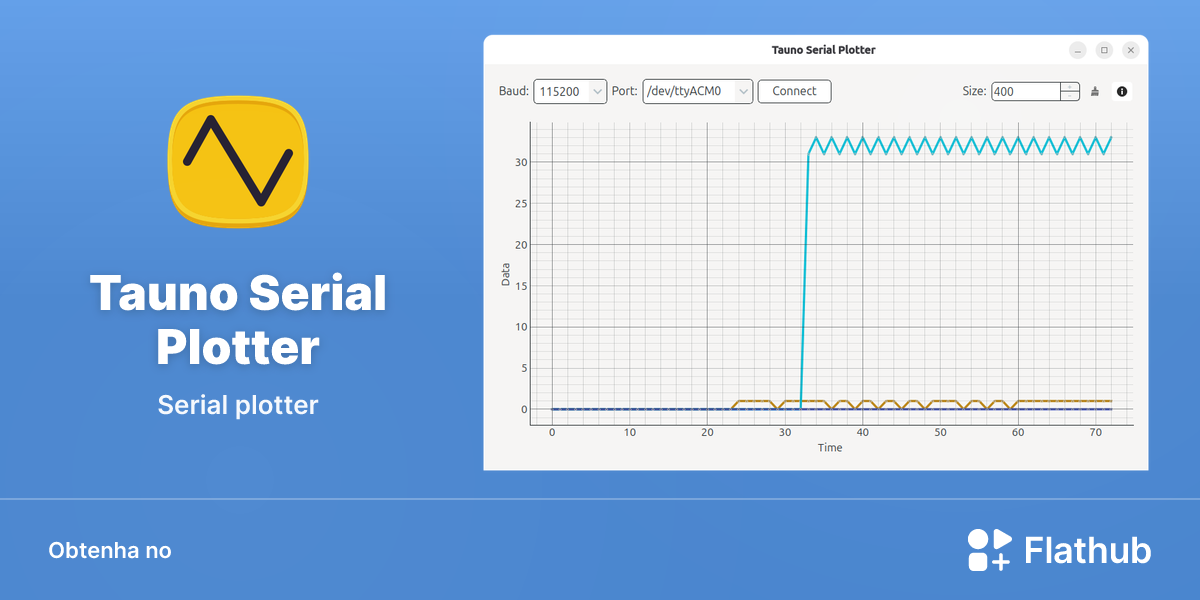 Instalar Tauno Serial Plotter no Linux | Flathub