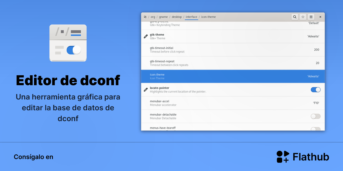 Instalar Editor de dconf en Linux | Flathub