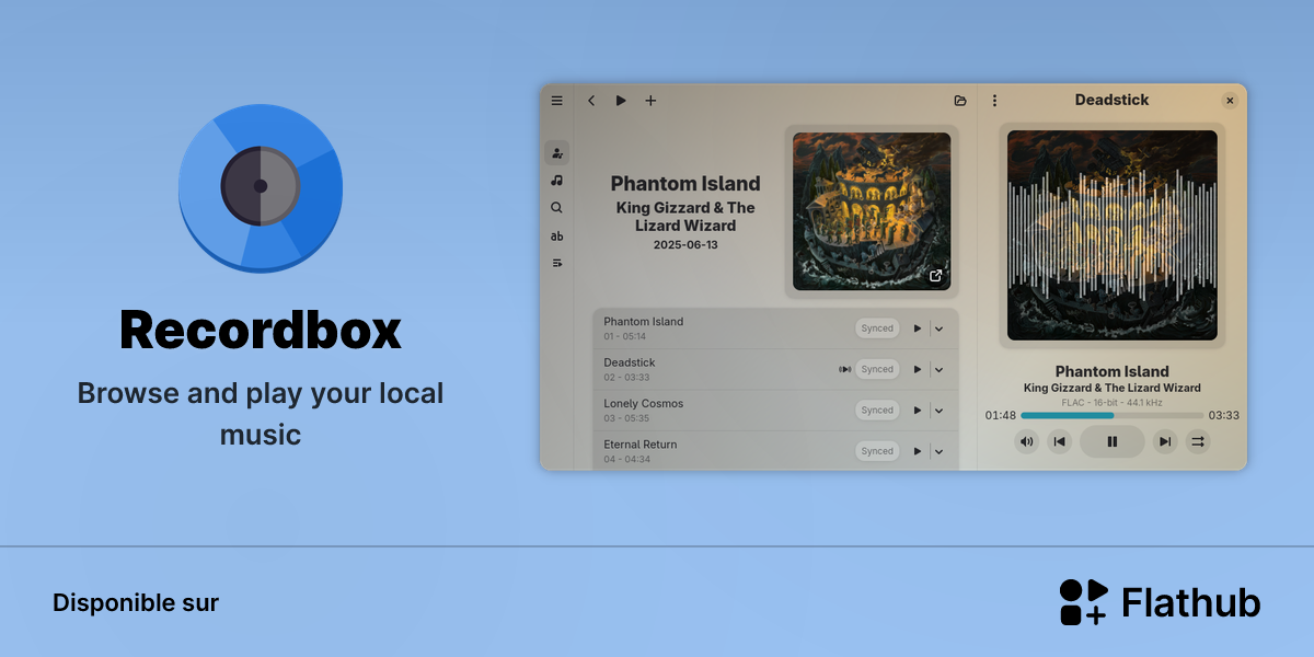 Installer Recordbox sur Linux | Flathub