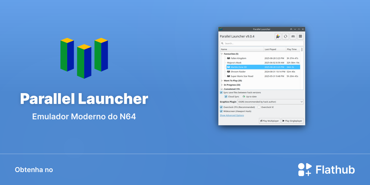 Instalar Parallel Launcher no Linux | Flathub