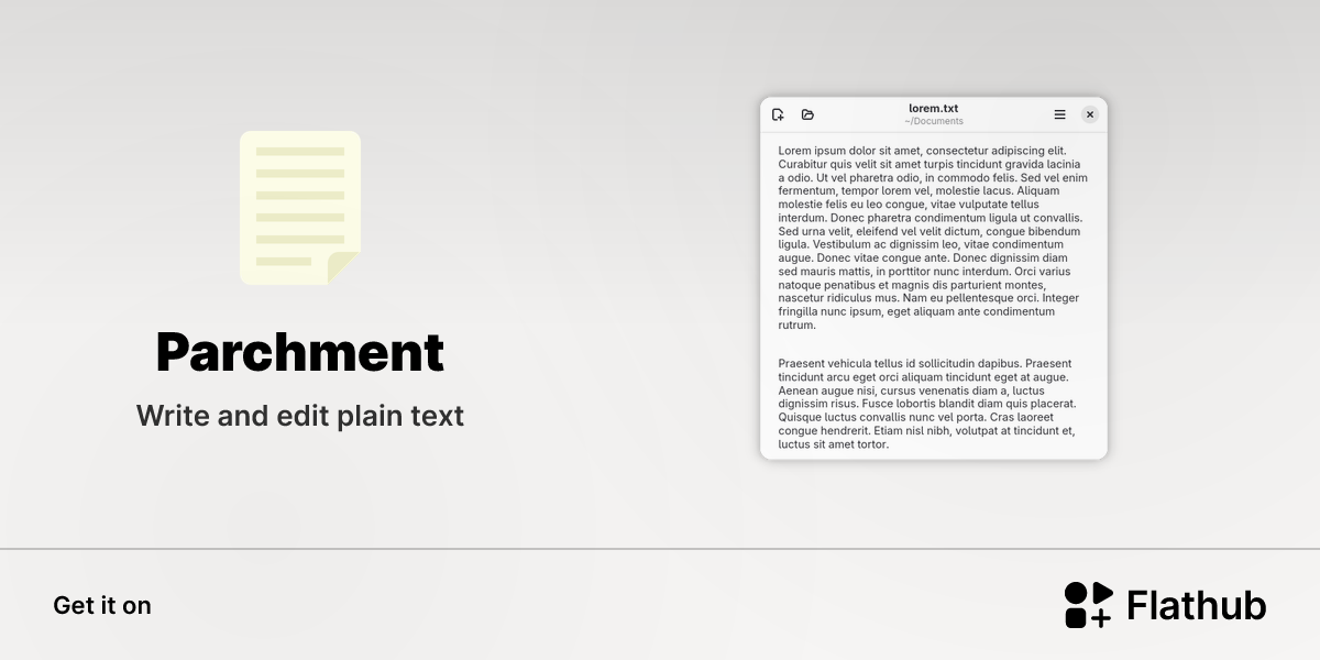 Install Parchment on Linux | Flathub