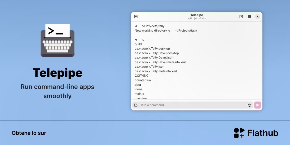 Installar Telepipe sur Linux | Flathub