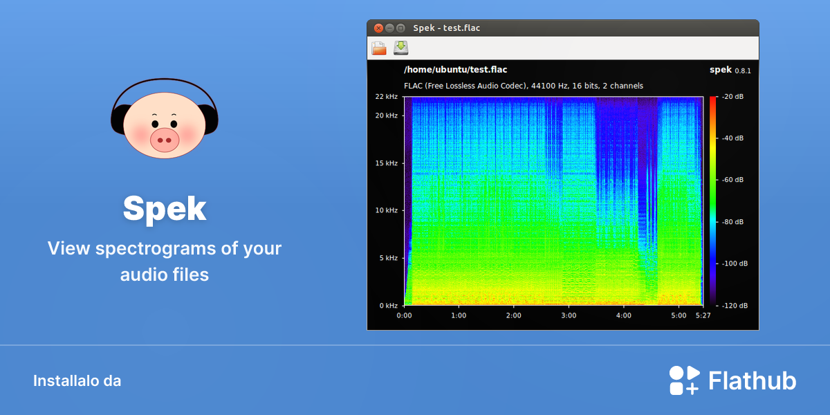 Installa Spek su Linux | Flathub