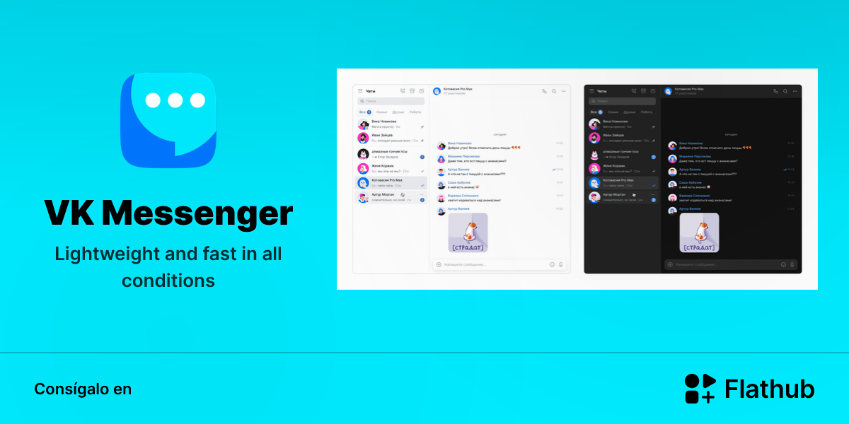 Instalar VK Messenger en Linux | Flathub
