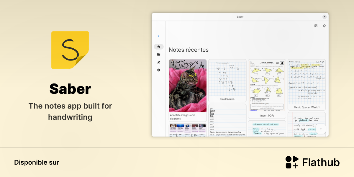 Installer Saber sur Linux | Flathub