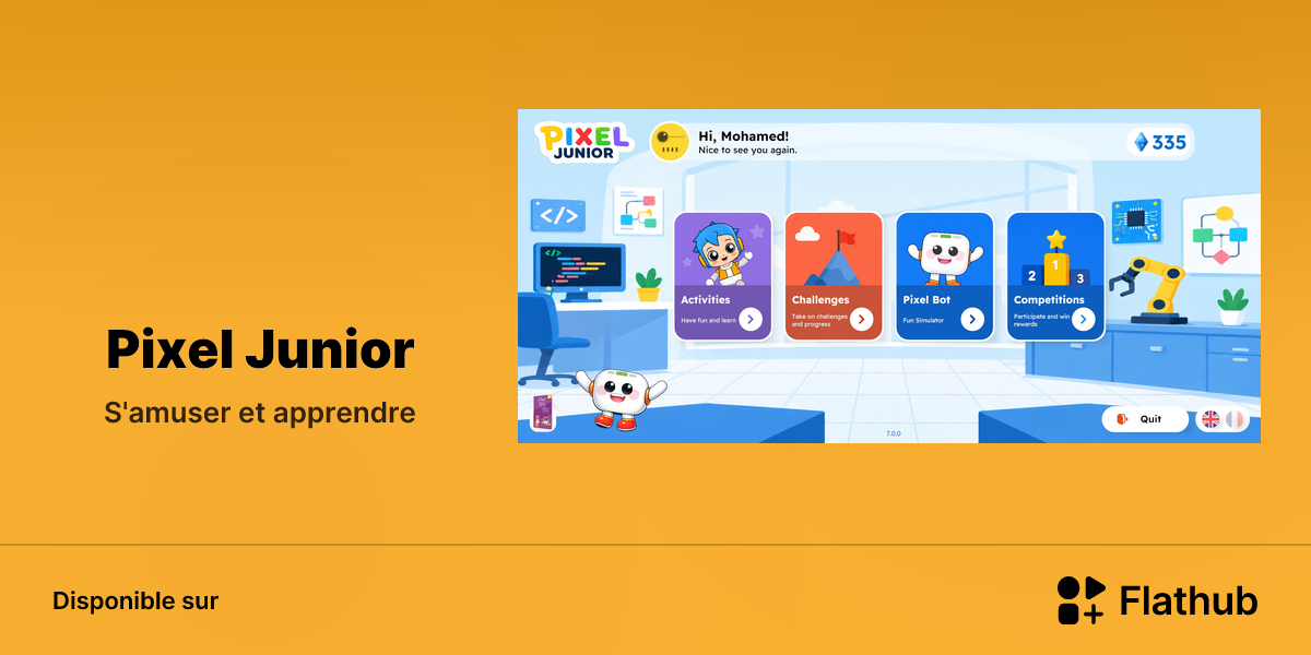 Installer Pixel Junior sur Linux | Flathub