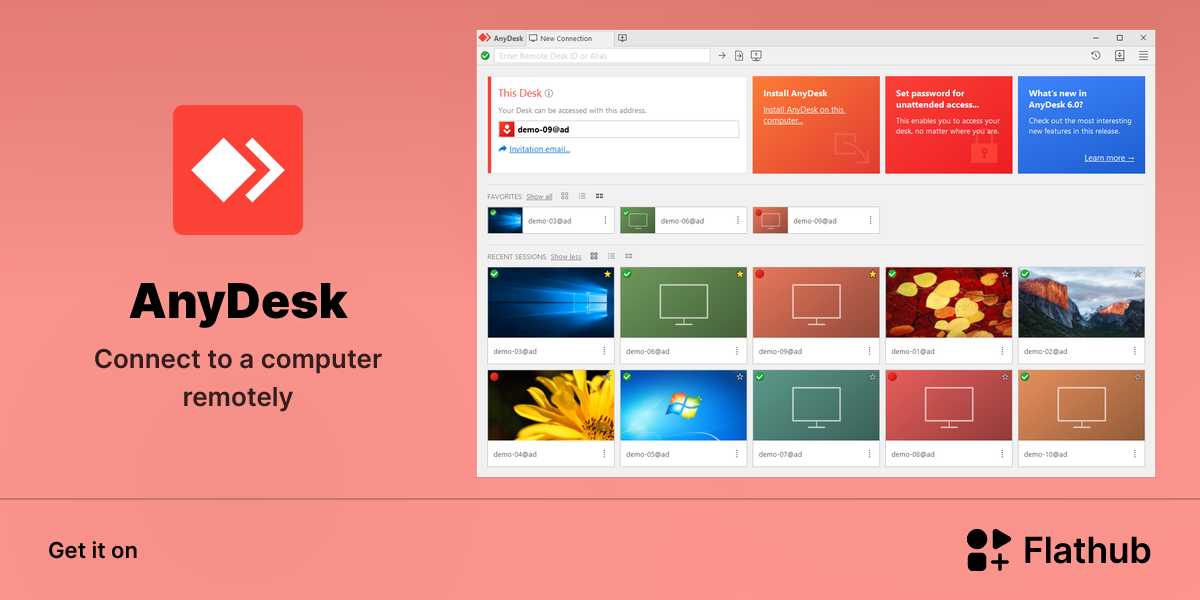 Install AnyDesk on Linux | Flathub
