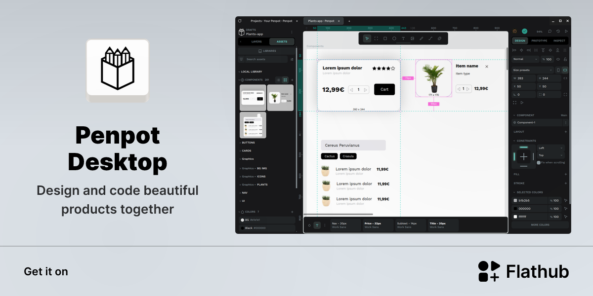 Install Penpot Desktop on Linux | Flathub