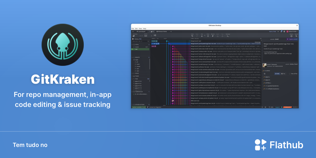 Instalar GitKraken no Linux | Flathub