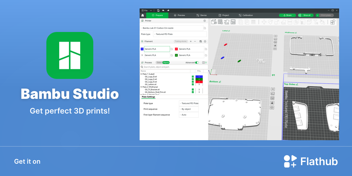 Install Bambu Studio on Linux | Flathub