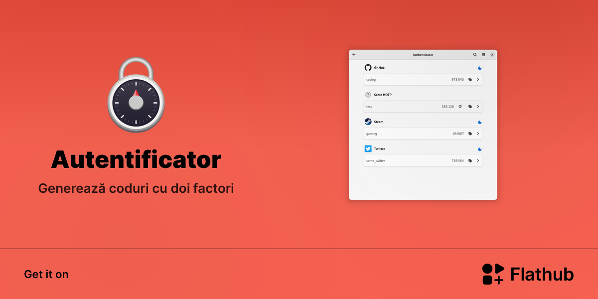 Install Autentificator on Linux | Flathub