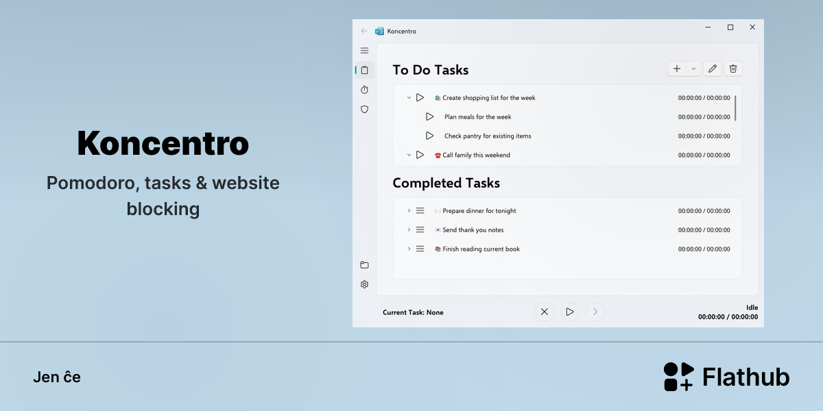 Instali Koncentro sur Linux | Flathub