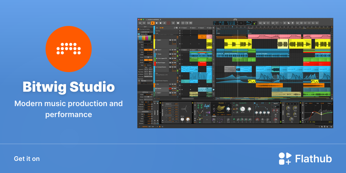 Install Bitwig Studio on Linux | Flathub