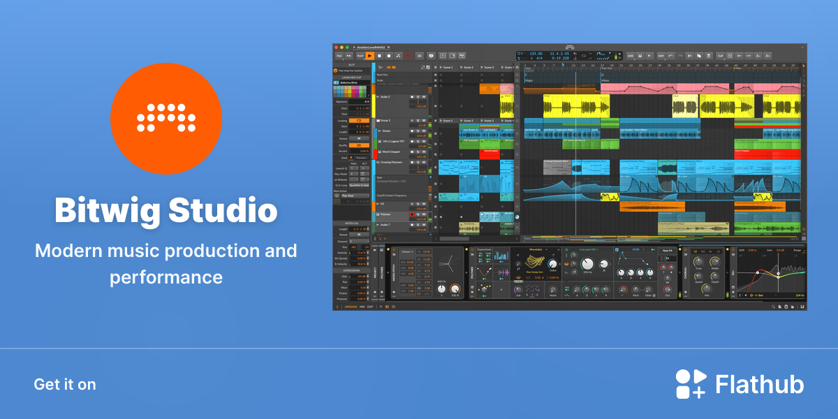 Install Bitwig Studio on Linux | Flathub