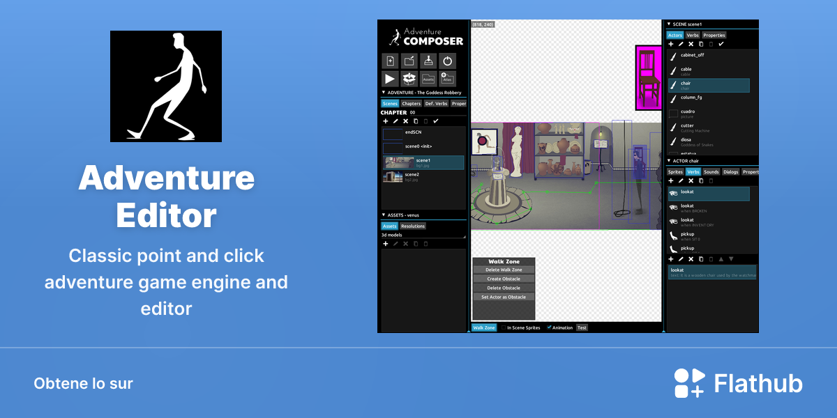 Installar Adventure Editor sur Linux | Flathub
