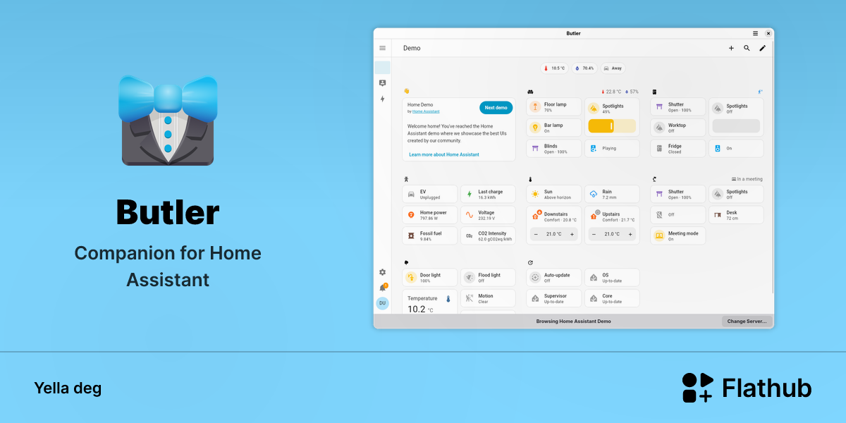 Asebded n Butler ɣef Linux | Flathub