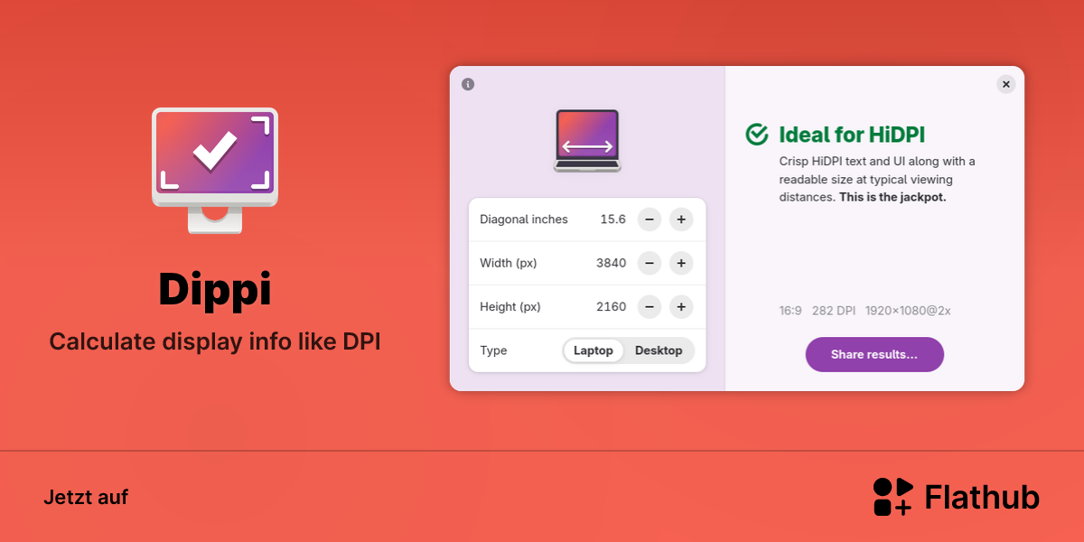 Dippi auf Linux installieren | Flathub