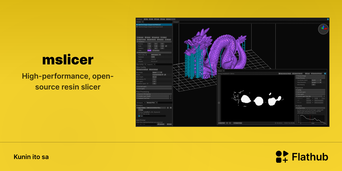I-install ang mslicer sa Linux | Flathub