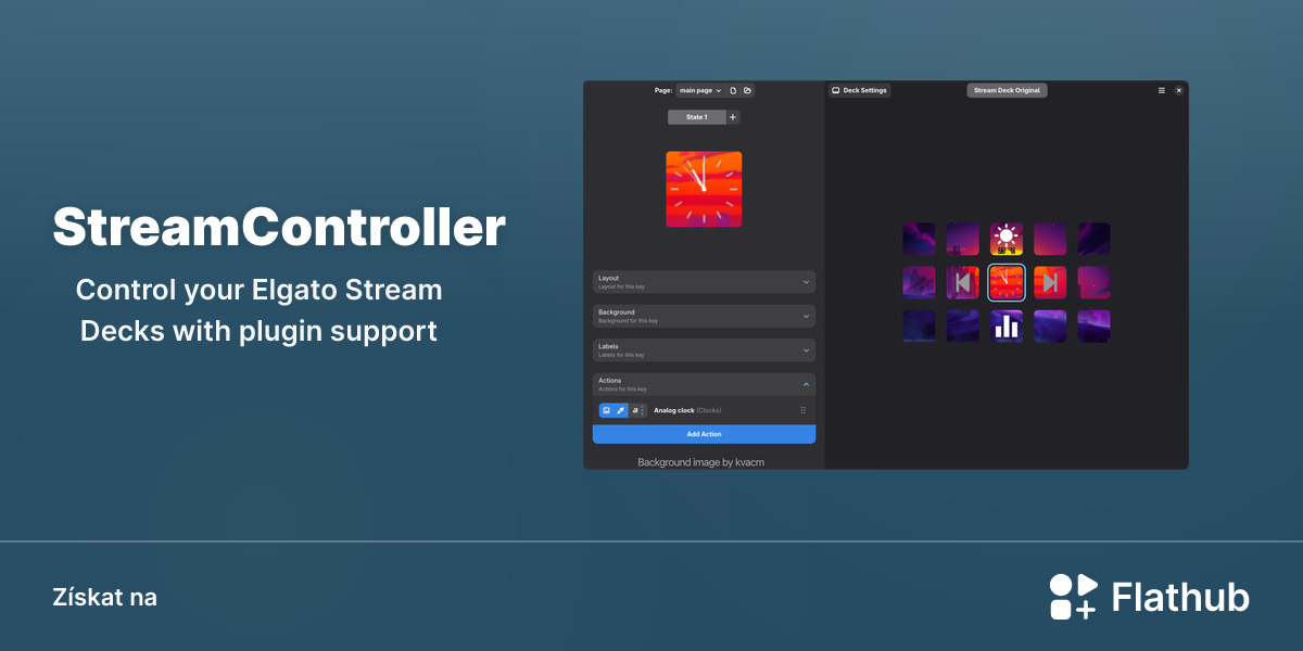 Nainstalovat aplikaci StreamController na Linux | Flathub
