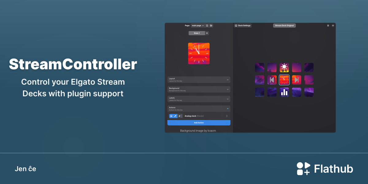 Instali StreamController sur Linux | Flathub