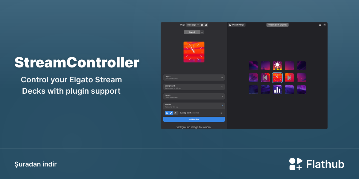 StreamController uygulamasını Linux'ta kur | Flathub