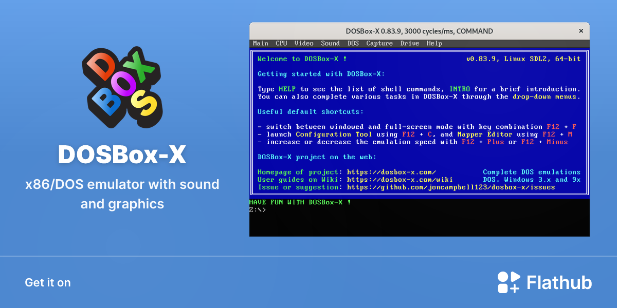 Install DOSBox-X on Linux | Flathub
