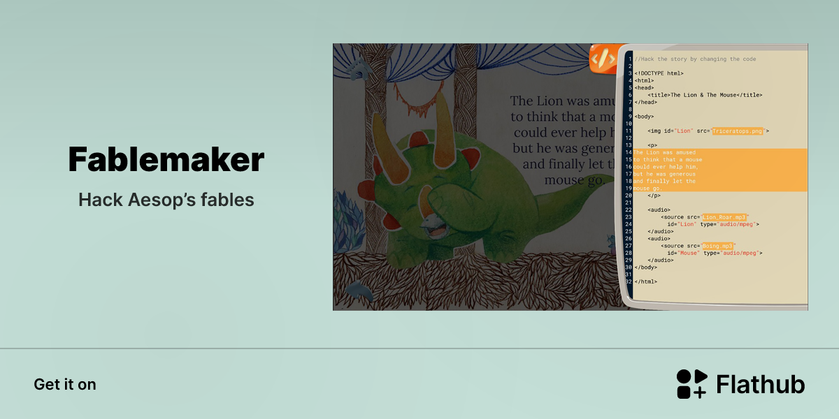 Install Fablemaker on Linux | Flathub