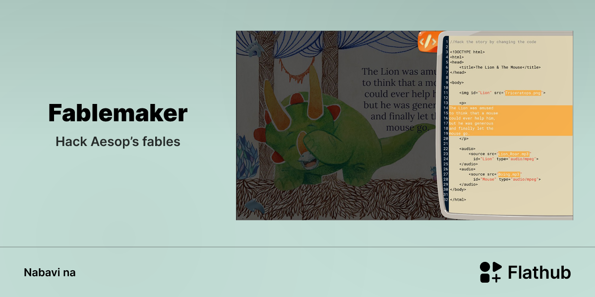Instaliraj aplikaciju Fablemaker na Linux | Flathub