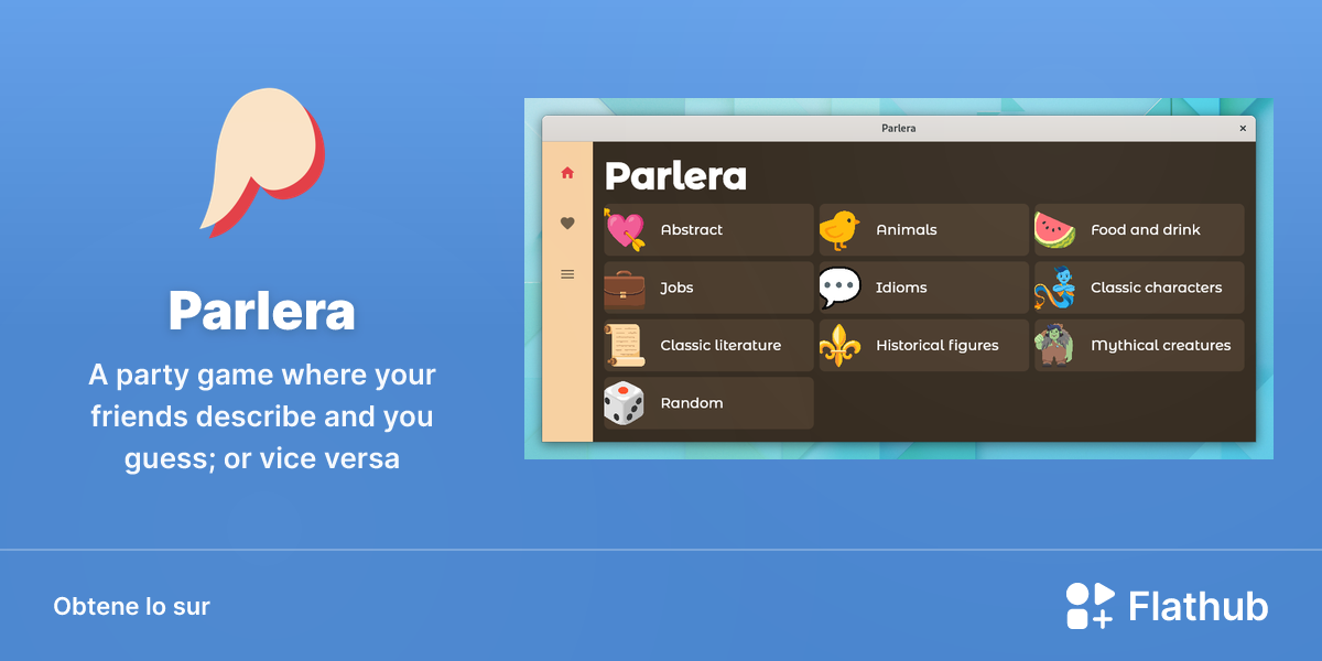 Installar Parlera sur Linux | Flathub