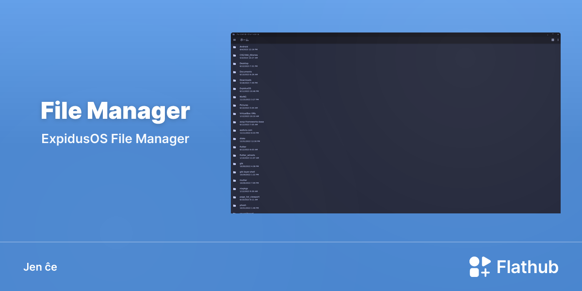 Instali File Manager sur Linux | Flathub