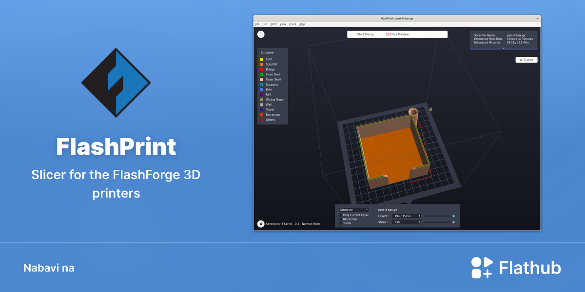 Instaliraj aplikaciju FlashPrint na Linux | Flathub