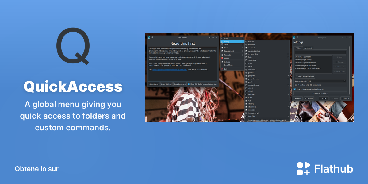 Installar QuickAccess sur Linux | Flathub