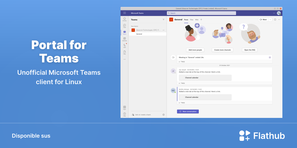 Installar Portal for Teams sus Linux | Flathub