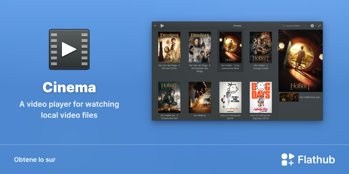 Installar Cinema sur Linux | Flathub