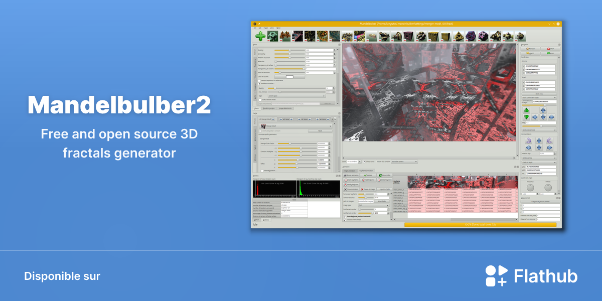 Installer Mandelbulber2 sur Linux | Flathub