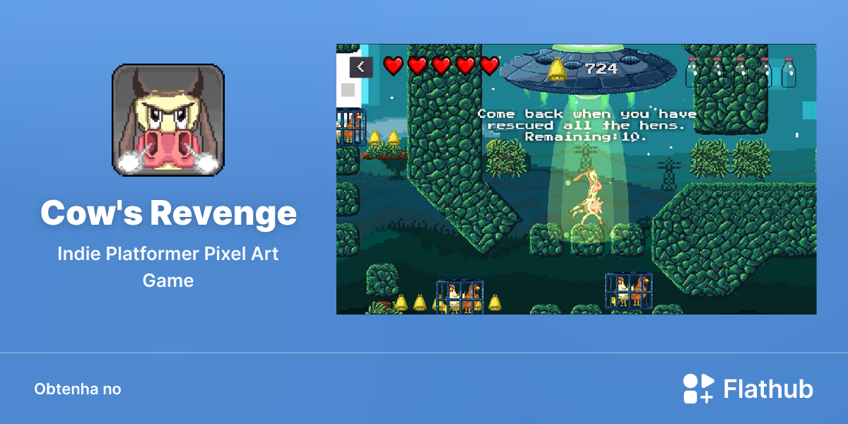 Instalar Cow's Revenge no Linux | Flathub