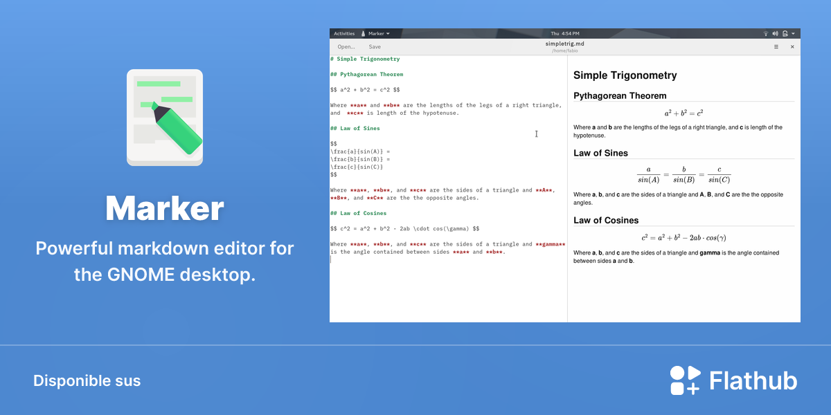 Installar Marker sus Linux | Flathub
