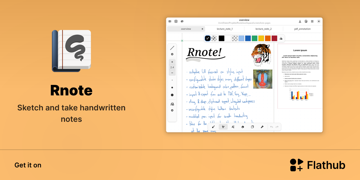 Install Rnote on Linux | Flathub