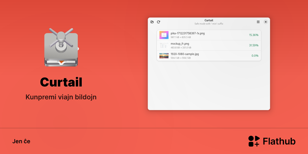 Instali Curtail sur Linux | Flathub