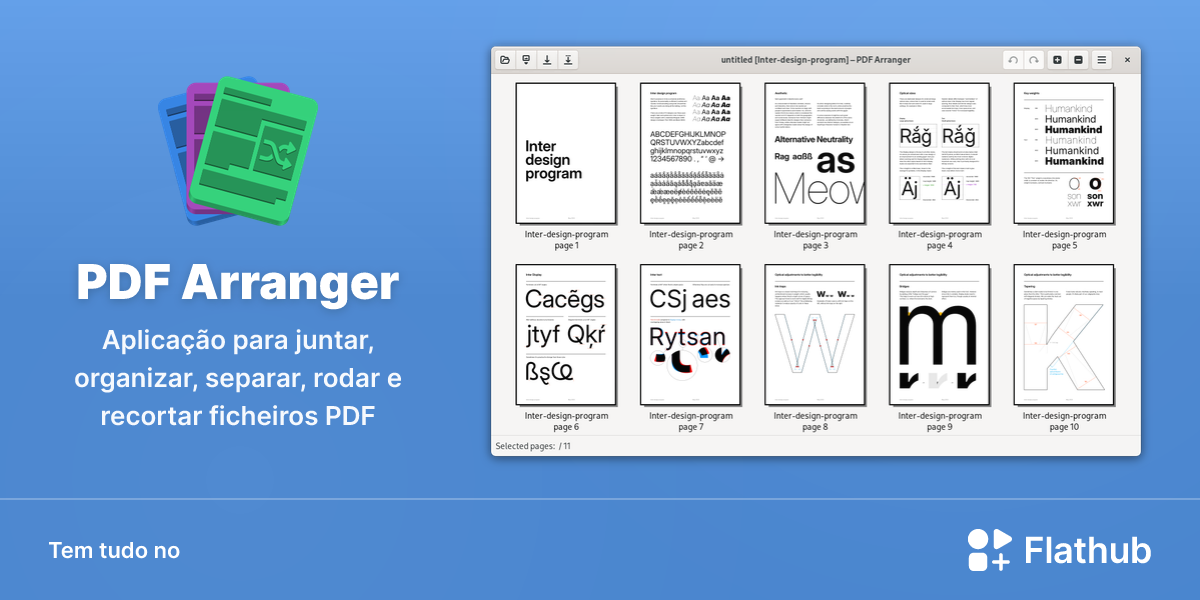 Instalar PDF Arranger no Linux | Flathub