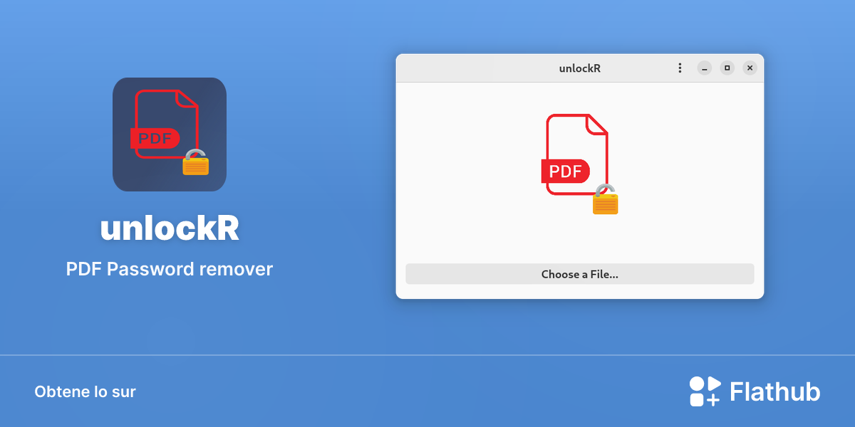 Installar unlockR sur Linux | Flathub